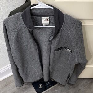 The North Face Charcoal Full-Zip Jacket